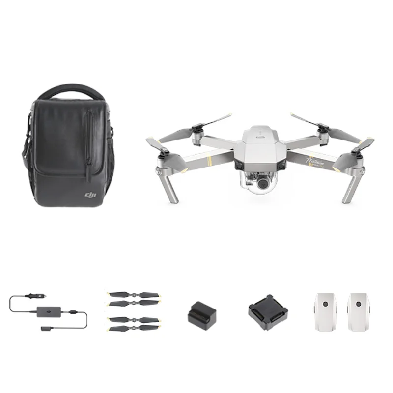 Mavic Platinum Combo Дрон DJI Mavic Pro/Mavic Pro Combo Platinum FPV с камерой 4K видео 1080p RC вертолет Время полета 30 минут открытый ящик - Цвет: Mavic Platinum Combo