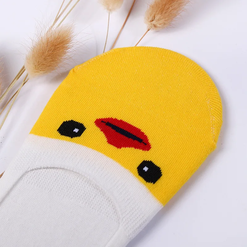 Новинка весна лето 2018 женские носки хлопковые с мультяшным рисунком Asakuchi