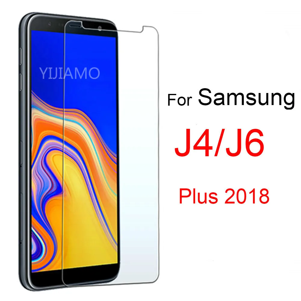 Защитное стекло для экрана Samsung Galaxy J4 J6 Plus 2018 защитное закаленное защитная пленка