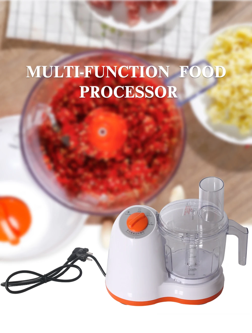 ITOP многофункциональные 2L Кухонные комбайны для измельчения овощей и фруктов, пилинга, измельчения мяса, нарезки смешивания резак машина 220 В