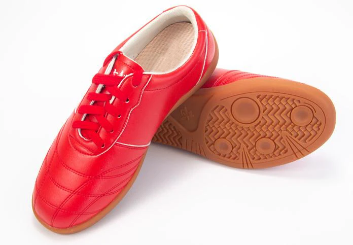 3 вида цветов черный/красный/белый для детей и взрослых Воловья кожа кунг фу обувь