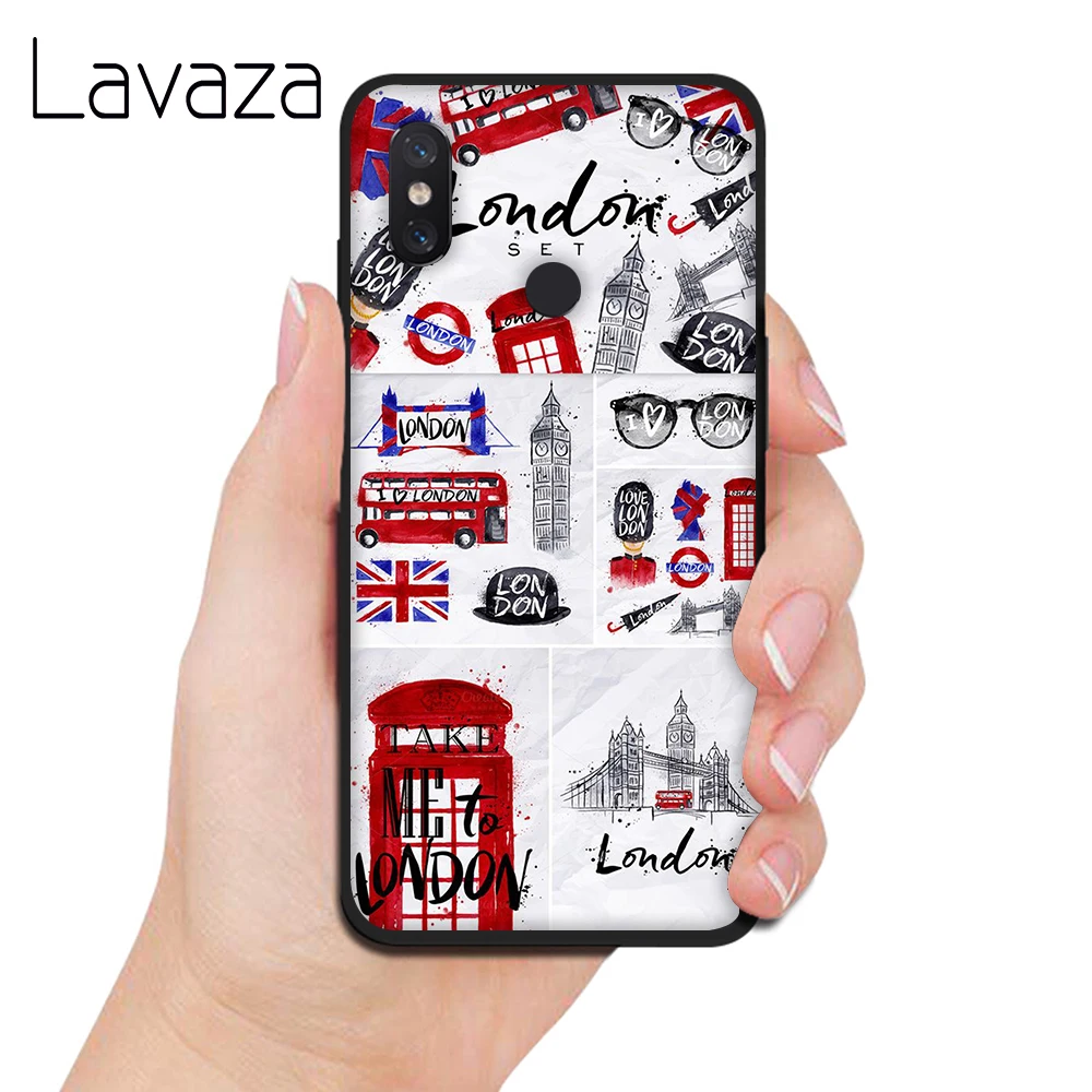 Мягкий чехол из ТПУ Lavaza London для телефона Xiaomi Mi 6 8 A2 Lite 9 Pro A1 Mix 2s Max 3 F1 |