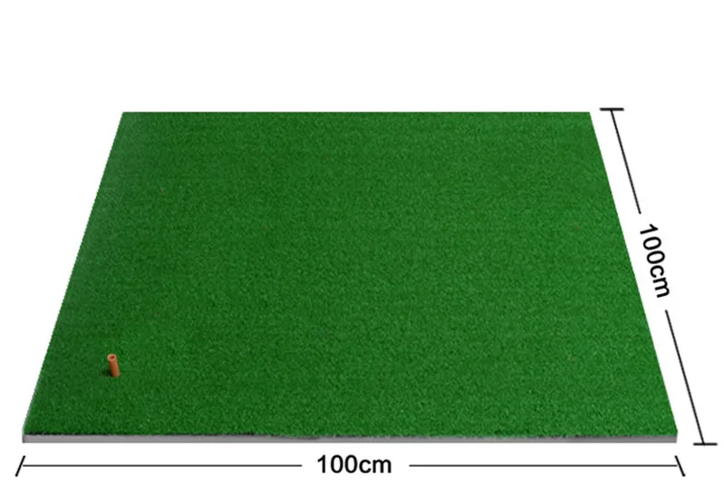 

100*100cm Backyard Golf Mat Indoor Golf Practice Training Hitting Pad Artificial grass Mini blanket Golf putting trainer greens