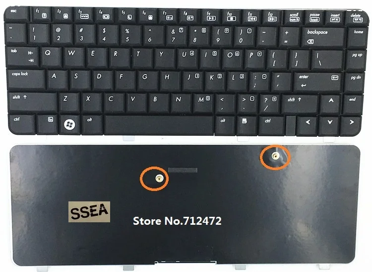 

SSEA New laptop US Keyboard for HP 530 Series