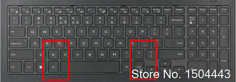 Силиконовая клавиатура для ноутбука Dell Inspiron Vostro 15 3000 series 15,6 5000 series 15 7000 series