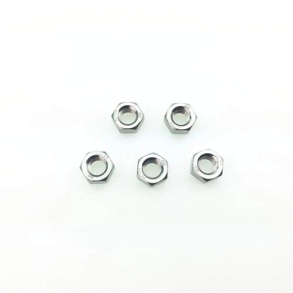 STARPAD для мотоцикла Запчасти 304 гайка из нержавеющей стали для мотоцикла 8 мм тонкая гайка 10 шт.