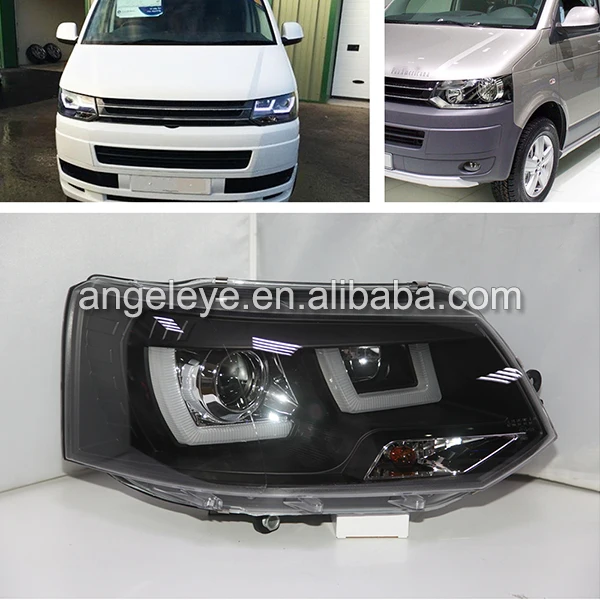 Для Volkswagen T5 светодиодный ленты фара для Caravelle Multivan фары 2011 до 2014 год JY|lamp headlight|car head