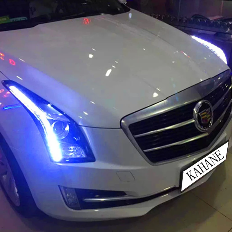 2 предмета в комплекте, для Fiat Punto 500 Stilo Bravo Гранд пунто Настольный теннис Палио авто светодиодный Rider полосы светильник для головной светильник белый+ желтый сигнал поворота светильник s