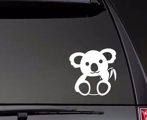 12x12 см наклейки Koala Bear с бэмбо на окно наклейка искусство стайлинга автомобиля