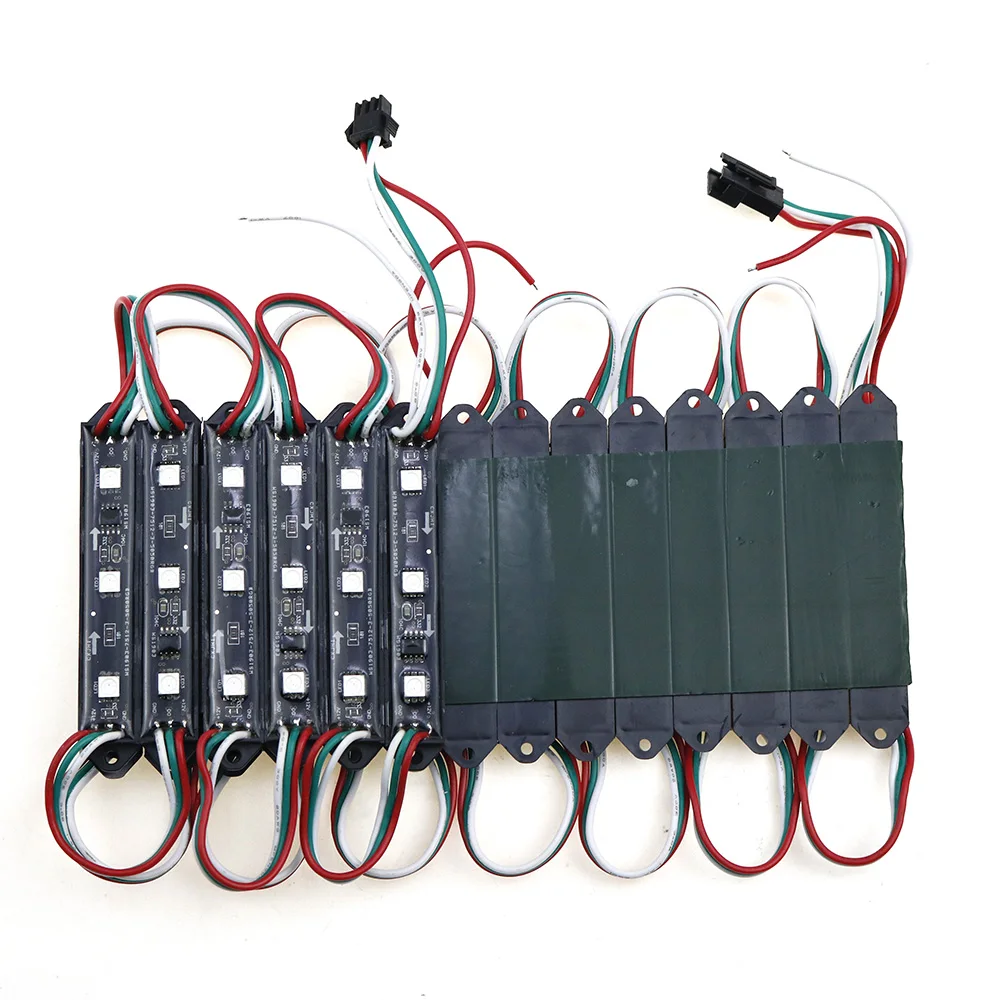 Светодиодный водонепроницаемый модуль WS2811 20 шт. цифровой пиксельный садовый