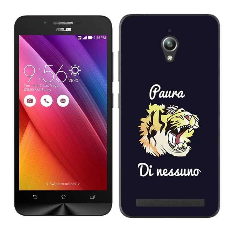 Защитный Мягкий чехол из ТПУ для ASUS Zenfone GO ZC500TG 5 0 дюйма Модный телефона с рисунком