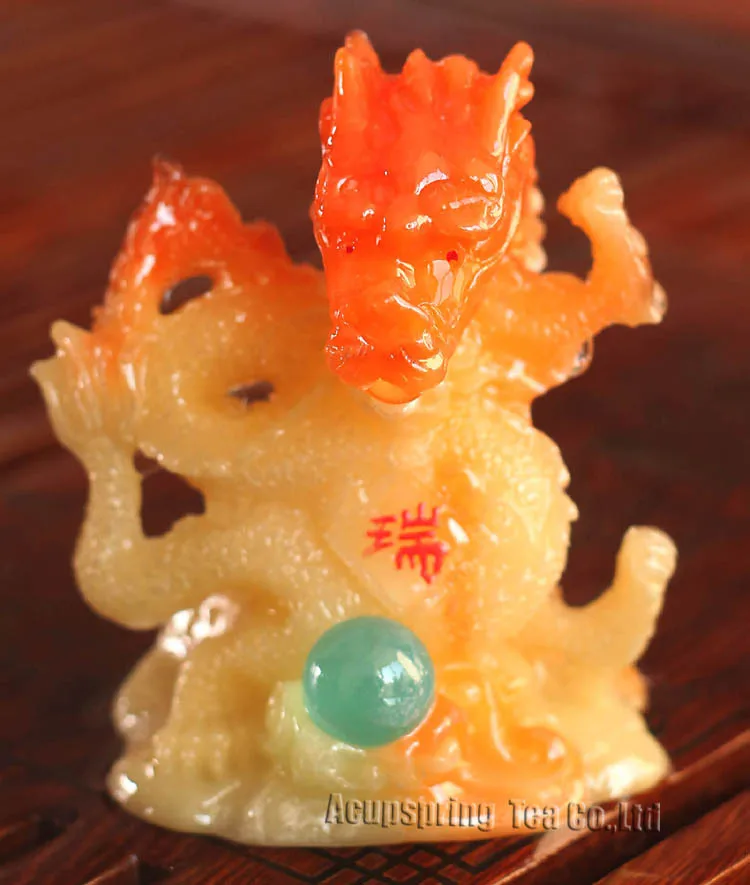 Талисман аллохроический желтый счастливый Дракон фэншуй лучшие подарки новый