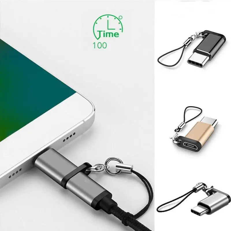 Переходник с USB 2 0 типа C на Micro конвертер брелоком для Macbook Samsung Galaxy S9 S8 Plus Note 8 LG G5 G6 |