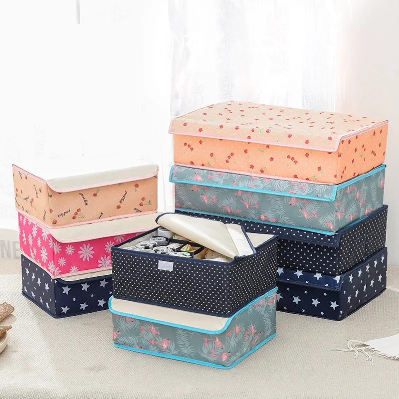 Новое моющееся белье для хранения нижнего белья коробка бюстгальтеров Складной