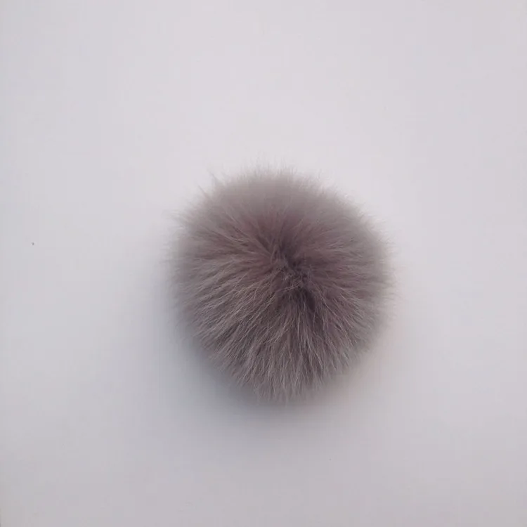 2 шт. пушистый помпон из натурального Лисьего меха для сумки 9 см|pom ball|fur pomball for bag |