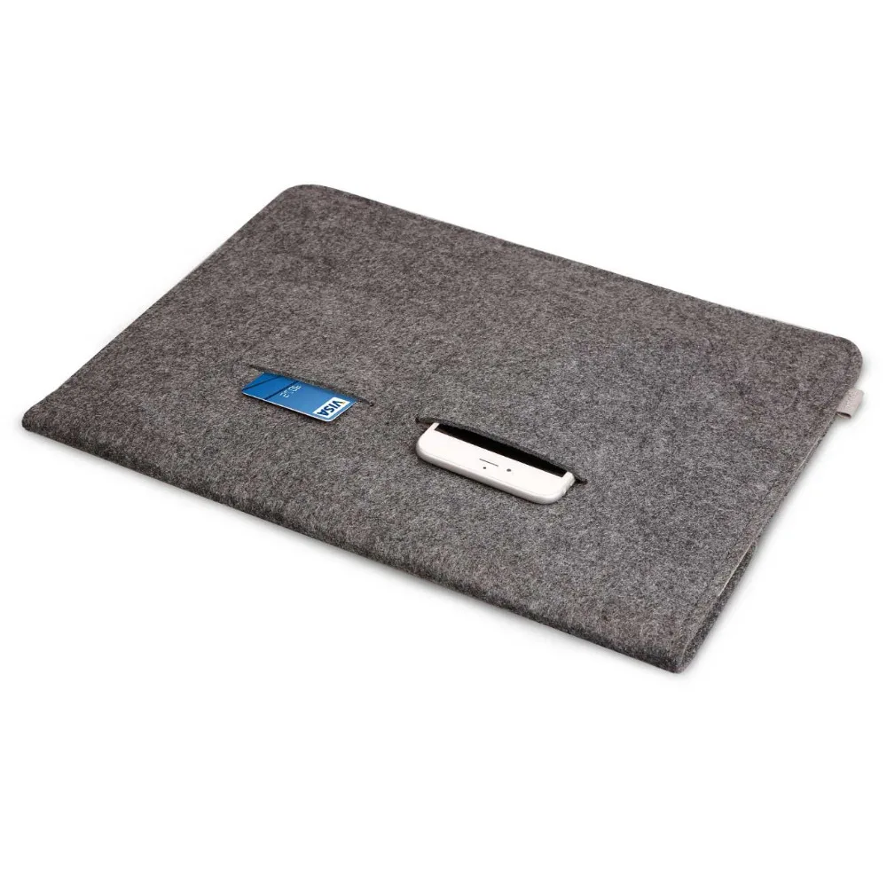 Чехол сумка из войлока для iPad Pro 12 9/MacBook 13 2018/2017/2016 (A1989/A1706/A1708)/MacBook Air 2018/Surface