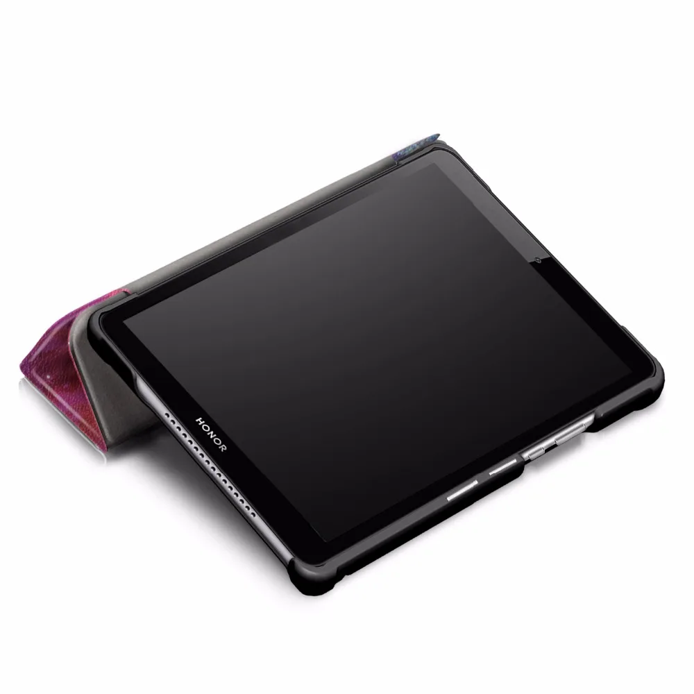 Кожаный чехол подставка для Huawei MediaPad M5 Lite 8 0 дюйма|Чехлы планшетов и электронных