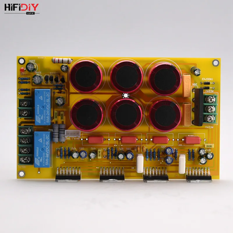 DIY fever 2,1 канальный TDA7293 сабвуфер аудио усилитель доска 80 Вт* 2+ 160 Вт с защитой