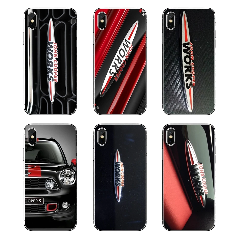 Мягкие прозрачные чехлы для mini cooper S jcw логотип плакат huawei P20 Lite Nova 2i 3i 3 GR3 Y6 Pro Y7 Y8 Y9