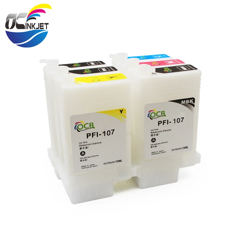 OCINKJET 130 мл пустой картридж для чернил Canon PFI-107 подходит IPF-670 IPF-680 IPF-685 IPF 770 |