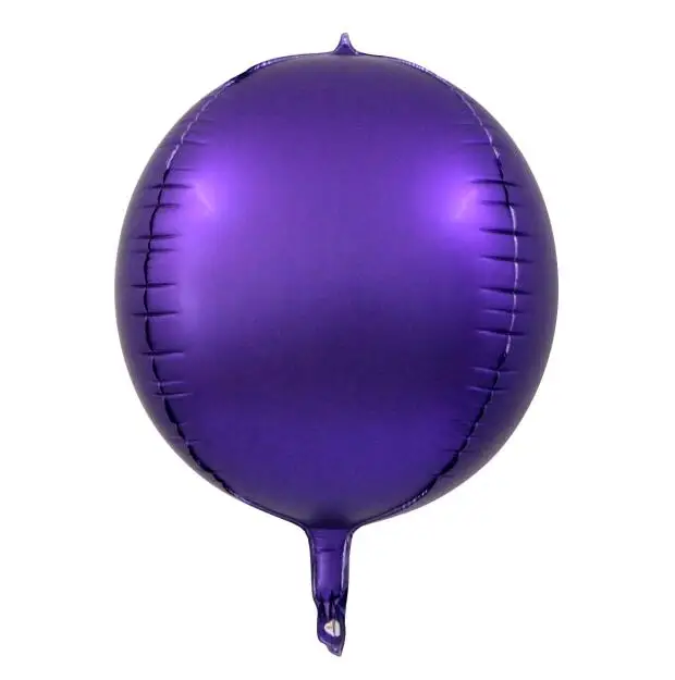 metal purple 1 шт. 18/22/32 дюймов розовое цвета: золотистый, серебристый круглый 4D Фольга воздушные шары металлические День рождения Свадебные украшения детский Душ Поставки игрушка в подарок - Цвет: metal purple