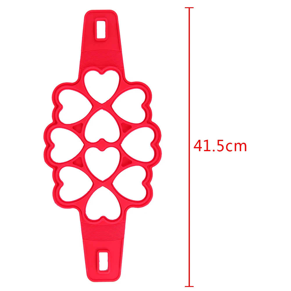 10 отверстий антипригарная блинница силиконовая форма для жарки яиц в форме