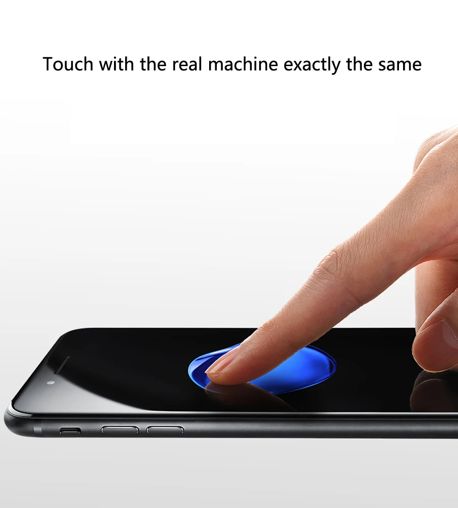 Изогнутое закаленное стекло 5D с полным покрытием 10 шт. для iPhone 6 6s plus твердые