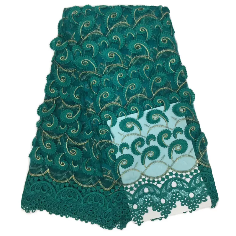 Цена оптовой продажи высокое качество фиолетовый цвет африканский Кружево Ткань