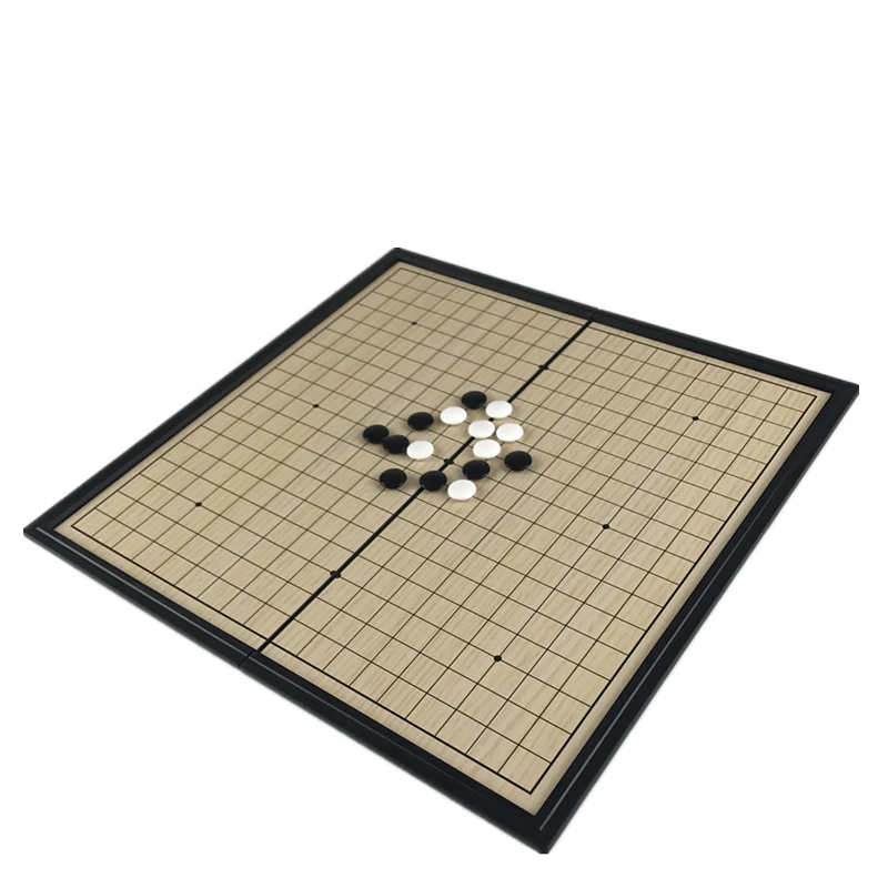 Китайская старая настольная игра Weiqi шашки складной стол Магнитный Шахматный набор Магнитная шахматная игра игрушка Подарки пластиковая игра Yernea