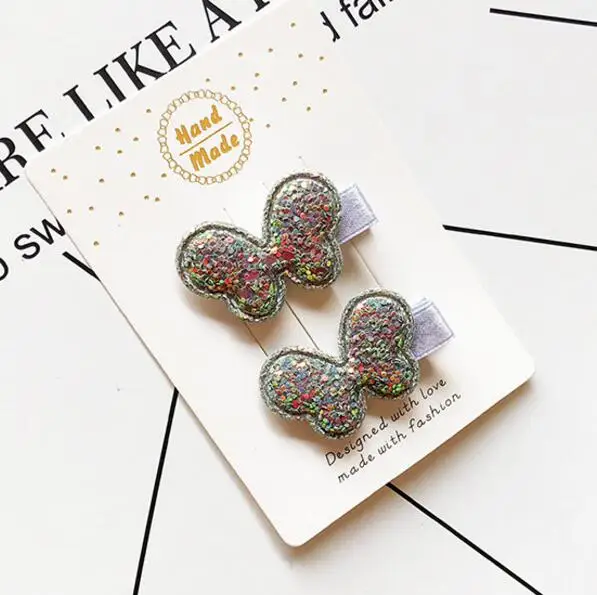 Jolly S 4 шт. заколки для волос для девочек ясельного возраста ПУ звезды блестящая корона заколки с медведем заколка ручной работы аксессуары для волос для девочек