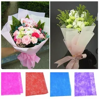 10pcslot multicolor tissue paper flower wrapping paper gift packaging craft paper roll wine packing material
