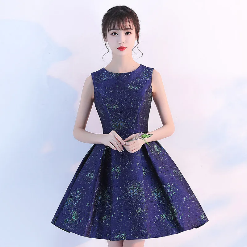 Style B Robe de soiree, ТРАПЕЦИЕВИДНОЕ вечернее платье, элегантное короткое платье с вышивкой, без рукавов, для банкета, Vestido de festa, вечерние платья для выпускного вечера - Цвет: Style B