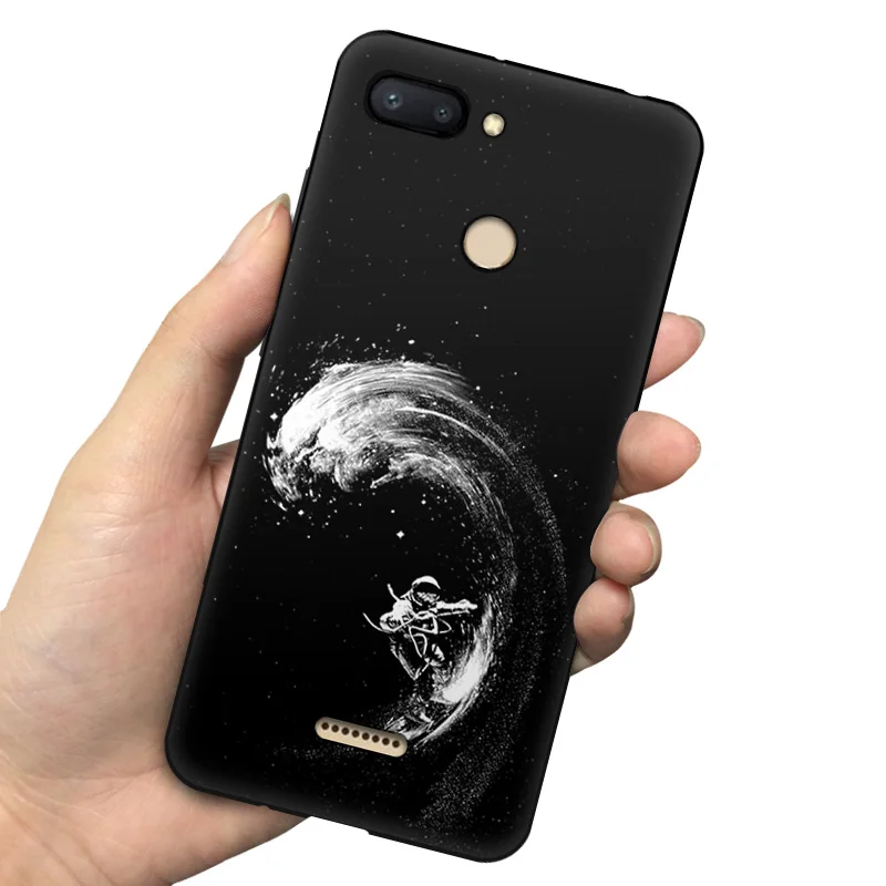 Чехол EiiMoo Funda для Xiaomi Redmi 6, чехол для Xiaomi Redmi 6A, силиконовый чехол для задней панели телефона Xaomi Redmi 6 6A, мягкий чехол из ТПУ - Цвет: 4