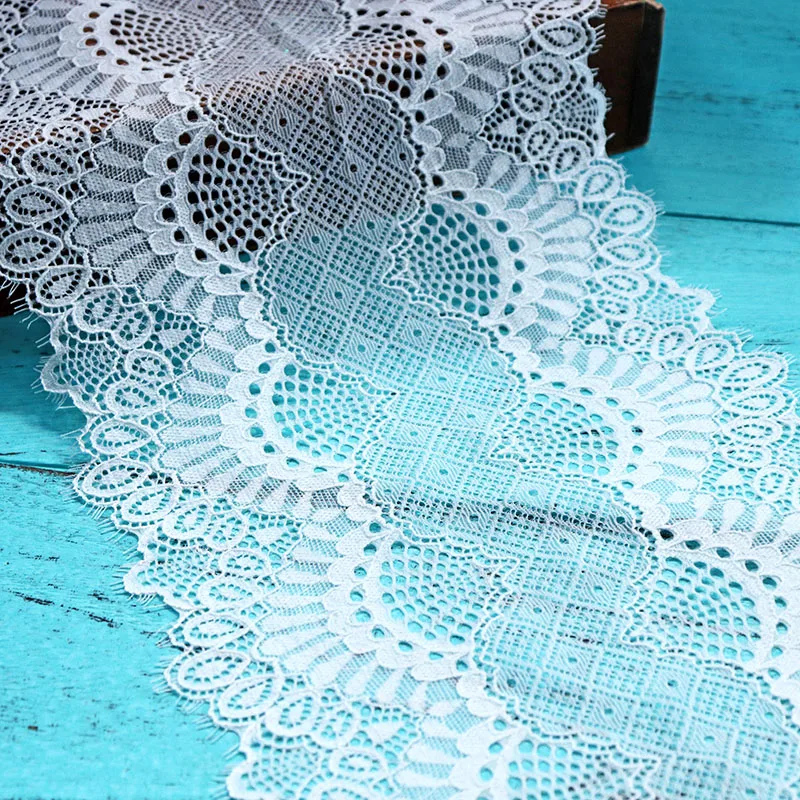 Эластичное кружево отделка ресниц 2 ярда 23 см ширина ткань для шитья нижнее белье