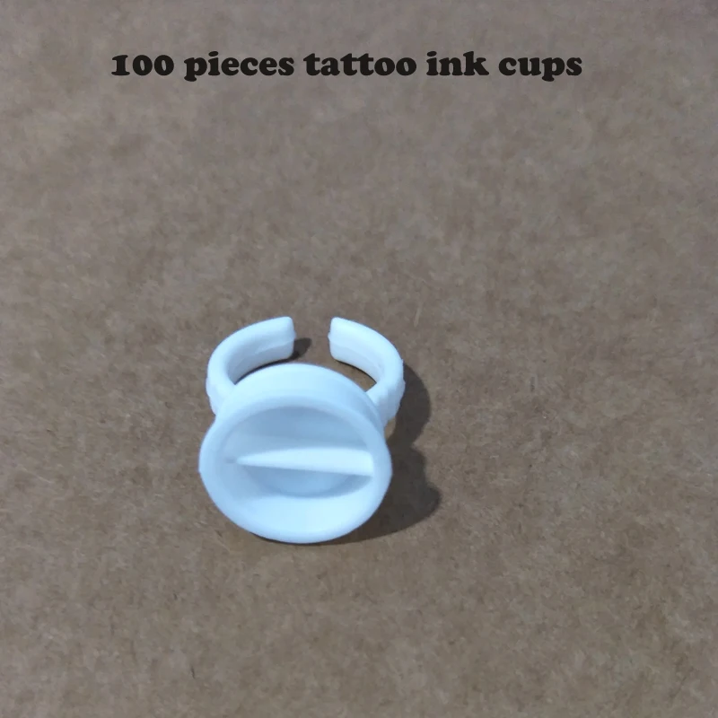 100 шт. в партии чашка с чернилами для перманентного макияжа бровей губ|ink cups|tattoo ink