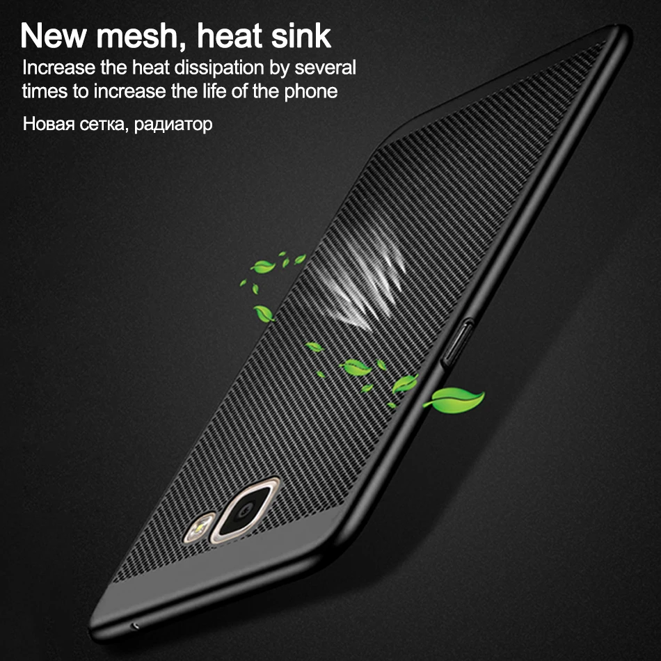Ultra Slim Phone Case For Samsung J7 J5 J3 2017 A7 A5 A3 Hollow Heat Dissipation Cases Hard PC A6 A8 2018 Back Cover Coque |