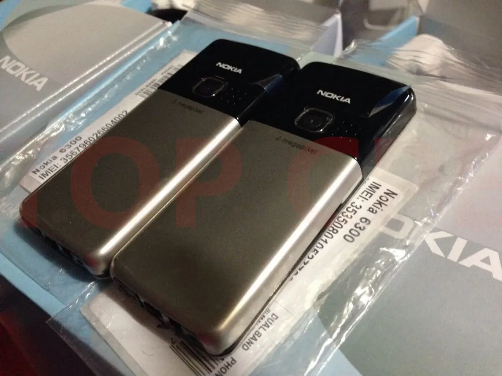 Восстановленный разблокированный Nokia 6300 5MP GSM поддержка русская и арабская клавиатура мобильный телефон трехдиапазонный многоязычный