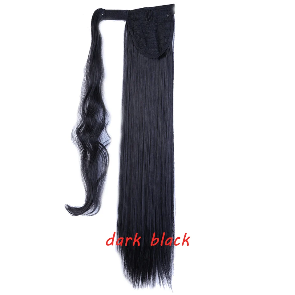 1 S-noilite 2" длинные вьющиеся волосы на заколках в хвосте накладные волосы конский хвост шиньон с заколками синтетические волосы конский хвост наращивание волос - Цвет: 1