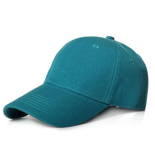 Blue green Простая бейсбольная кепка для женщин и мужчин, бейсболки, Классическая Кепка в стиле поло, Повседневная Спортивная Кепка для улицы, регулируемая модная Кепка унисекс - Цвет: Blue green
