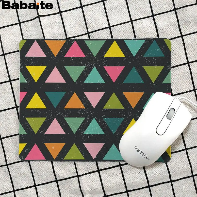 Babaite Новое поступление Ретро Треугольный круглый красивый коврик для мышки в