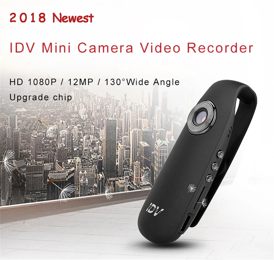 Портативный мини IDV007 Full HD 1080P мини DV камера Dash Cam переносной корпус велосипед H.264 диктофон видеокамера