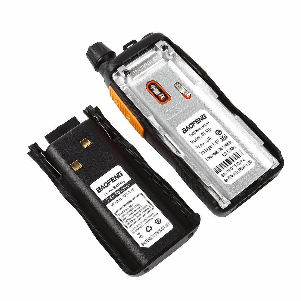 Двухдиапазонный радиоприемник Baofeng Tri Power 1/4/8 Вт VHF/UHF 136 174/400 520 МГц двухсторонний