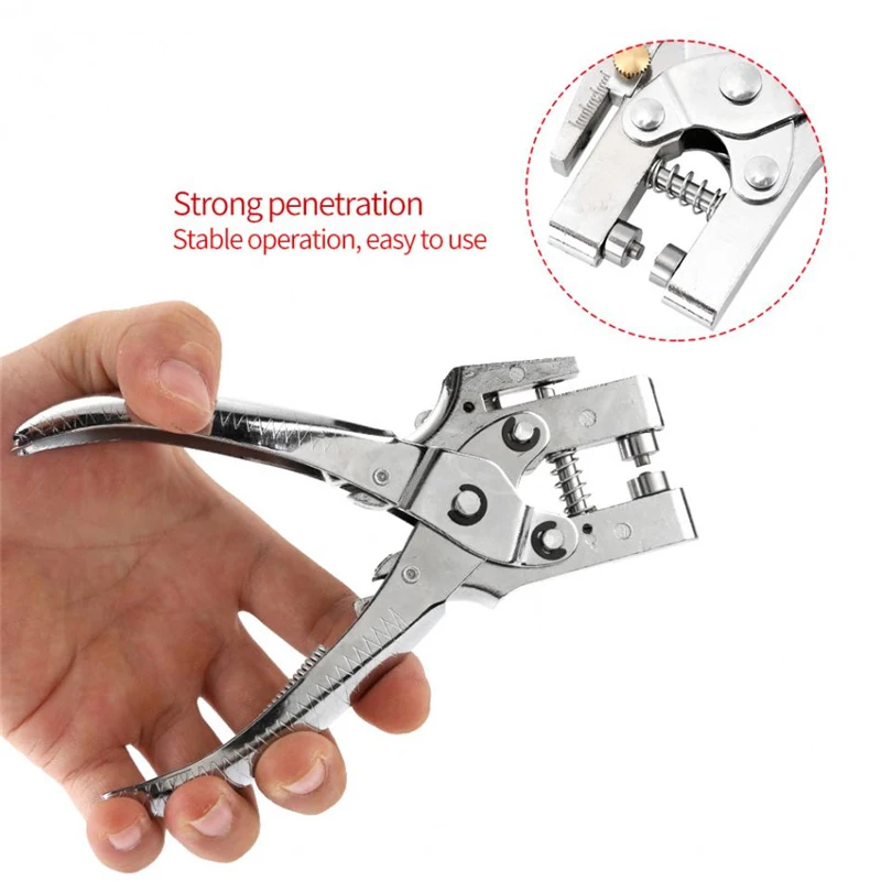 Заклепки проушины Дырокол с 100 шт. легко Нажимаемые люверсы втулки ручные щипцы