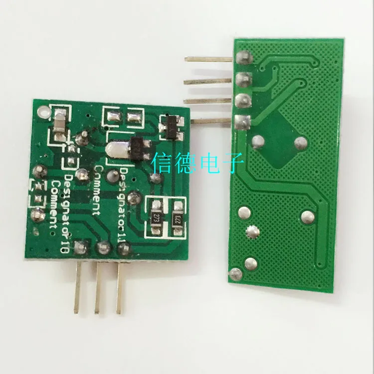Набор из 433 м получил + запущен сверхрегенеративный модуль беспроводной