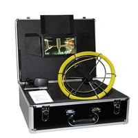 pipeline sewer drain inspection camera with 20m cable with 7 lcd monitor