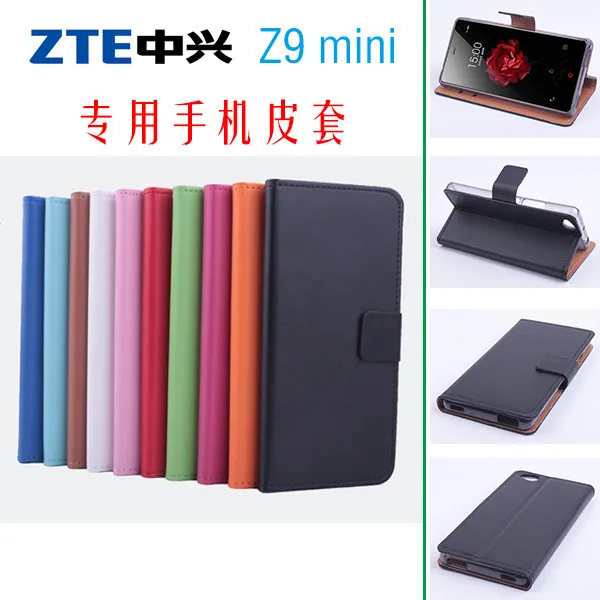 Fashion Zte Nubia Z9 Mini Case Crazy Horse Wallet Stand Leather Flip Cover for ZTE Phone Cases | Мобильные телефоны и