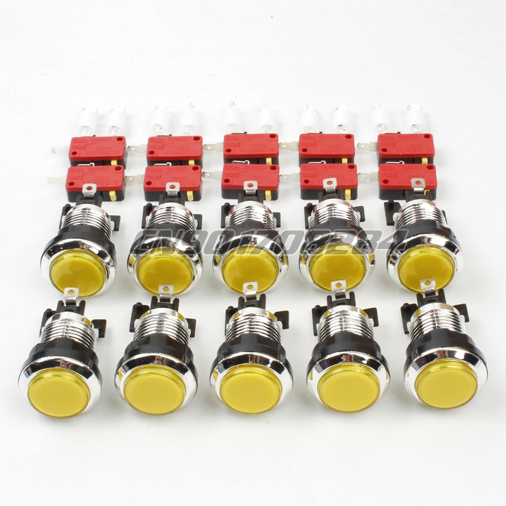 10x Новый 30 мм хромированный посеребренный светодиодный светильник с подсветкой