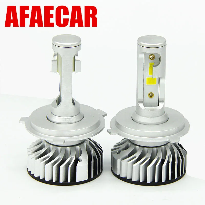 

AFAECAR 2Pcs 45W h4 h7 h11 5400LM DOB led chip car led headlight kit 6000k
