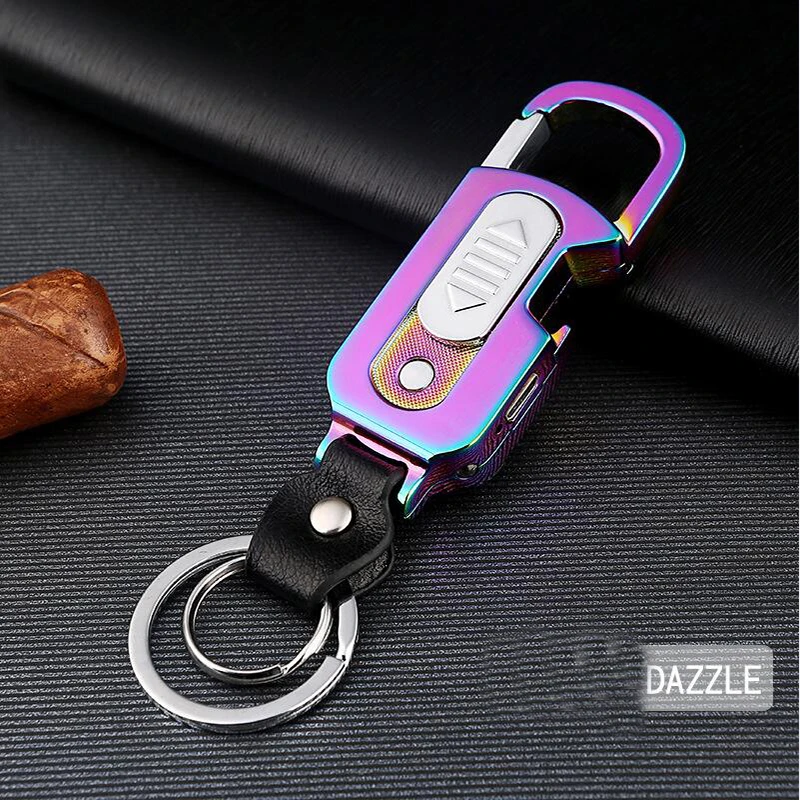 Беспламенная электронная открывалка для сигар брелок ключей с USB-зарядкой | Дом и