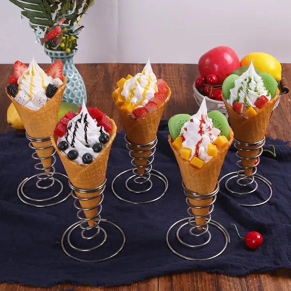 Модель конуса для мороженого реквизит украшения еды образец хрустящей формы